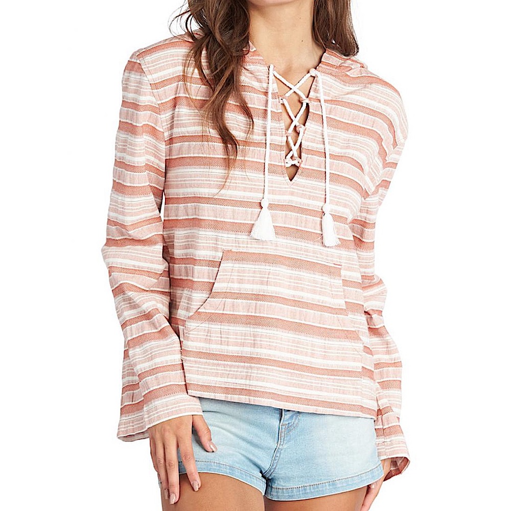 Roxy Women's Paradise Calling Pullover poncho hoodie - Picture 6 of 11